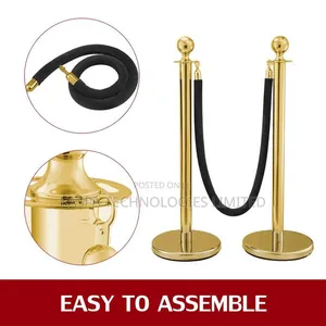 Queue Pole with Belt