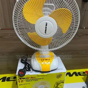 Mewe Rechargeable Fan 12 Inch