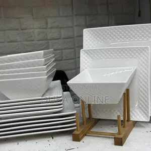 Modern Clay Dinnerware Set with Bowls