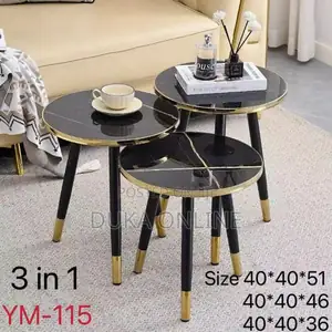 Modern Wooden Tables (Set of 3)