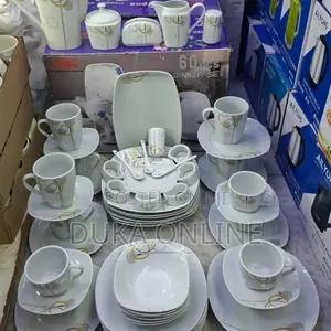 Dinner Set with New Floral Pattern