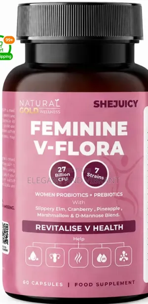 V Flora Women's Probiotics - SheJuicy, 27 Billion CFU, 7 Strains