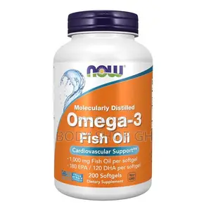 Now Foods Omega-3 Fish Oil, 1000mg, Cardiovascular Support