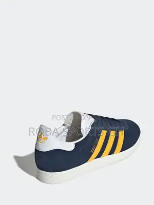 Adidas Gazelle Trainers - Night Indigo/Crew Yellow