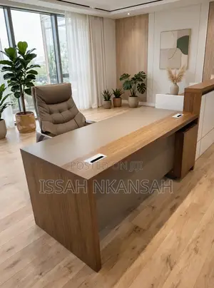 CEO Executive Chair & L-Shape Desk