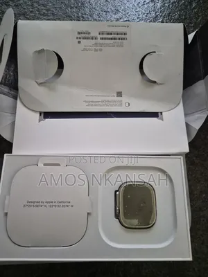 Apple Watch Ultra (49mm Titanium) with Black Ocean Band - Unboxed
