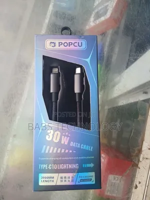 30W USB-C to Lightning Braided Cable (2M)