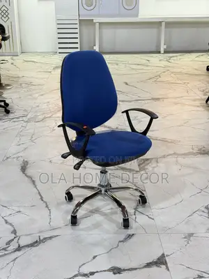 Royal Comfort Office Chair - Blue Fabric
