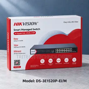 Hikvision DS-3E1520P-EI/M 16-Port Gigabit Smart PoE Switch