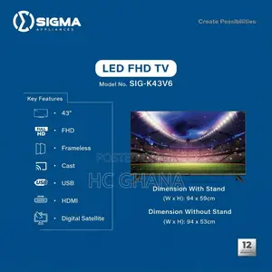 Sigma 43" FHD LED TV