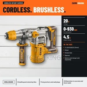 INGCO CRHLI20288 Brushless Rotary Hammer (20V)