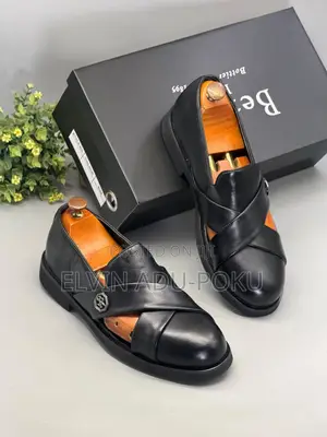 Berluti Casual Cross Leather Shoes