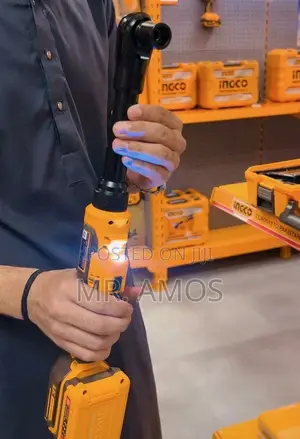 INGCO 20V 65Nm Cordless Drive Ratchet with Extended Neck - CDRLI