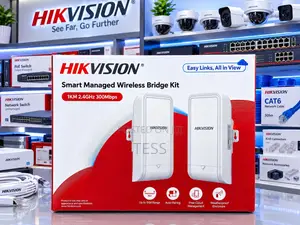 Hikvision 2.4GHz 300Mbps 1KM Wireless Bridge Kit