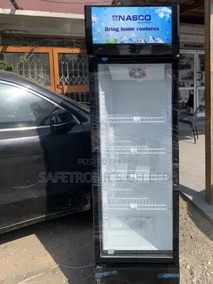 Nasco 358L Single Door Glass Display Fridge