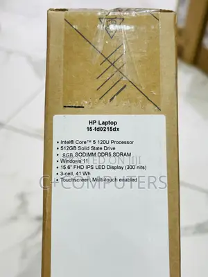 New HP 15 Laptop: Intel Core i5, 8GB RAM, 512GB SSD