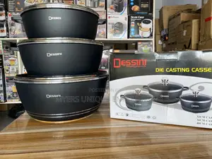 Durable Premium 3-Piece Extra Large Pot Set