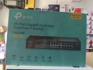 TP-Link LS1016G 16-Port Gigabit Desktop/Rackmount Switch