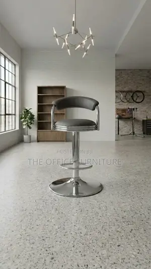 Wooster Chrome Bar Stool - Brand New