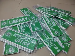 Self-Adhesive Door Labels and Tags
