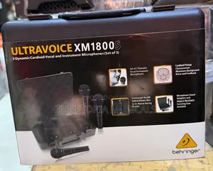Behringer Ultravoice XM1800S 3-Set Dynamic Cardioid Vocal Microphones