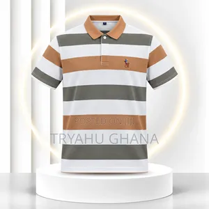 Tryahu Premium Striped Polo Shirt