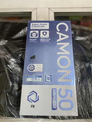New Tecno Camon 50 Ultra 512GB Black