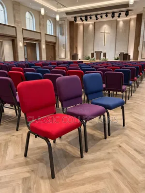 Heavy Duty Padded Church/Auditorium Chairs - Brand New