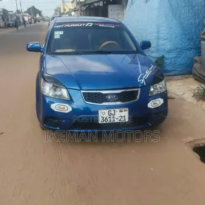 Kia Rio LX 2011 Blue Sedan
