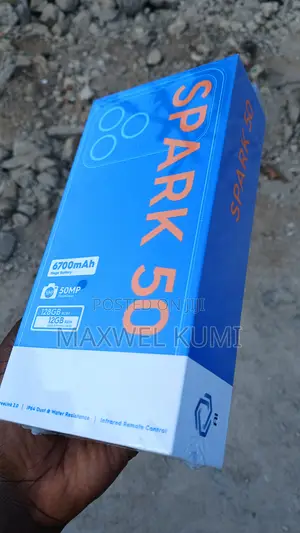 New Tecno Spark 50 128GB Black