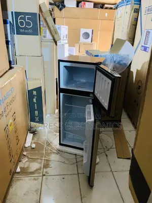Nasco NASF2-13FL 112L Double Door Top Freezer Fridge