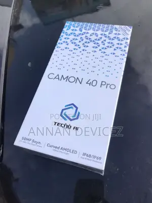 New Tecno Camon 40 Pro 4G 256GB Black