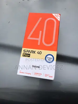 New Tecno Spark 40 Pro+ 256GB Black