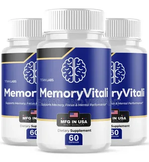 MemoryVitali Nootropic Natural Brain Supplement - 60 Capsules