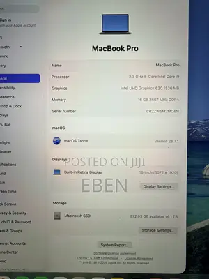 Apple MacBook Pro 2019 (16-inch)