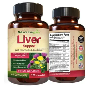 Liver Cleanse Detox & Repair Supplement with Milk Thistle & Ginger