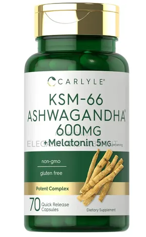 KSM-66 Ashwagandha Capsules with Melatonin