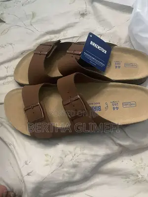 Brand New Birkenstock Slippers - Brown