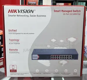 Hikvision 16-Port PoE Smart Managed Switch DS-3E1318P-EI/M
