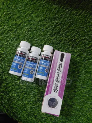 Kirkland Minoxidil Hair Growth Combo with Derma Roller