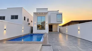 Furnished 4-Bedroom House with Pool & Cinema in East Airport, Accra