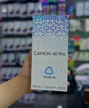 New Tecno Camon 40 Pro 4G 256GB Black