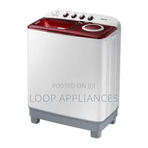 New Samsung 12Kg Twin Top Semi Auto Washing Machine - WT12J4200MR