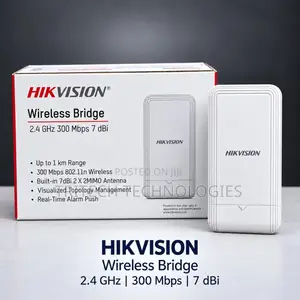 Hikvision DS-3WF1000S-EI-2N 300Mbps 1KM Wireless Bridge