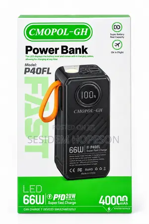 CMOPOL-GH Power Bank P40FL 40,000 mAh