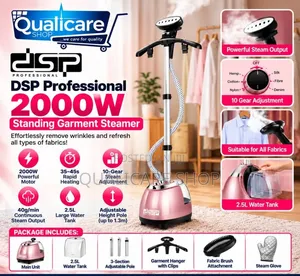 DSP Professional 2000W Standing Garment Steamer