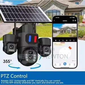 Eseecloud Triple Lens 4G Solar CCTV Camera