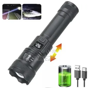 Ultra Bright LED Flashlight - Type-C Rechargeable