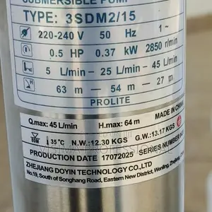 Ufungaji wa Pampu ya Kuzamisha HP 0.5