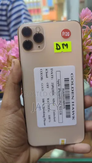 Apple iPhone 11 Pro Max 512GB Dhahabu